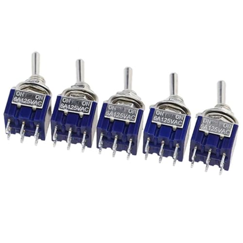 Interrupteur MTS-202 à bascule pour remplacer un bouton défectueux 6 broches 250V