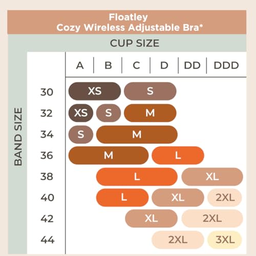 Image of Floatley Cozy Adjustable Bra Comfort Wirefree Seamless Bra with Embedded Pad for Women