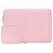 MOSISO Laptop Sleeve Bag Compatible 13-13.3 Inch MacBook Pro, MacBook Air, Notebook Computer with Small Case, Shock Resistant Diamond Foam Water Repellent Neoprene Chromebook Tablet Cover, Rose Quartz