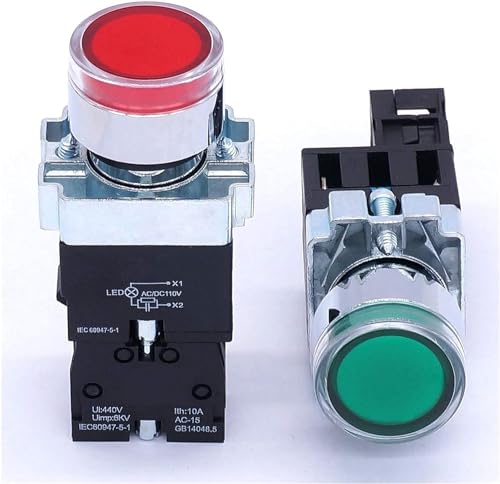 Interrupteur bouton-poussoir 22 mm pour remplacer une commande électrique usée - 2