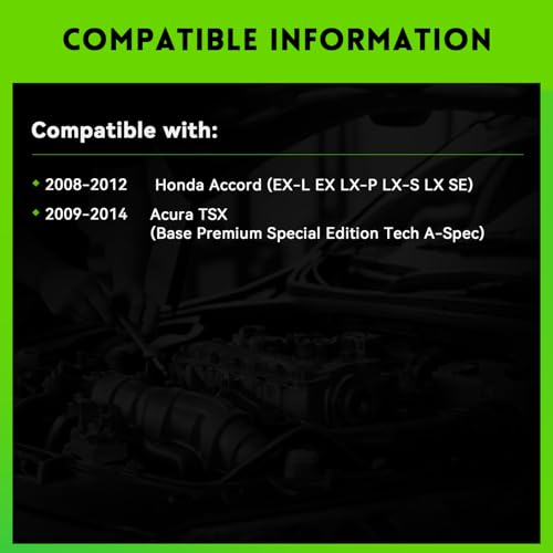 Image of 11390N New Alternator Replacement for 2.4L Honda Accord 2008-2012, Acura TSX 2009 2010 2011 2012 2013 2014, 130A, 12V, 7-Groove Pulley, 11390, 1042105890, 12870
