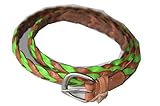 Sam Brown Cowboybelt Ledergürtel Farbe: Neon-Grün