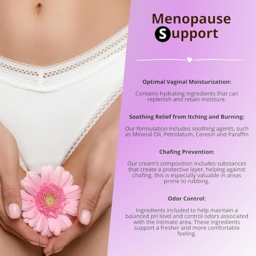 Image of Creme De La Femme Daily Vaginal Moisturizing Cream for Long-Lasting Relief from Feminine Dryness Chemical & Hormone Free, Fragrance-Free, Also a Hydrating Intimate Lubricant for Men and Women - 2 Pack