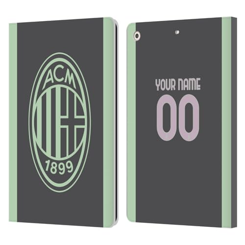 Étui AC Milan pour iPad 10.2 personnalisé en cuir véritable Head Case Designs