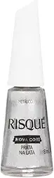 Risqué – Esmalte Metálico Prata na Lata 8ml