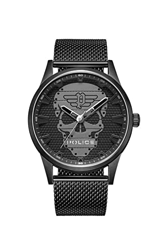 Montre Police Rissington acier inoxydable avec cadran analogique raffiné