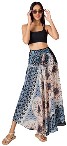 Image of Joob Joob Long Boho Skirts for Women - Bohemian Hippie Maxi Summer Skirt