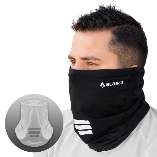 Balaclava Bandana Esportiva Ajustável E Respirável - Alasca (Preto)