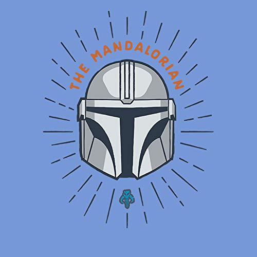 STAR WARS Boy's The Mandalorian Helmet Cartoon Performance Tee2