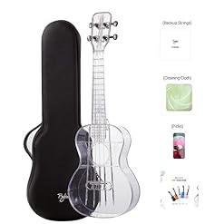 kowaku Ukulélé Clair et Sac de Transport, Cadeau En Tissu de pour Garçons Filles, Transparent - Les Beatles, Paul McCartney, John Lennon, RIngo Starr, George Harrison kowaku Ukulélé Clair et Sac de Transport, Cadeau En Tissu de pour Garçons Filles, Transparent – Image 3
