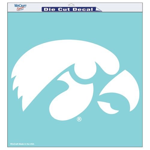 Caseys Distributing 3208535524 Iowa Hawkeyes Die Cut Decal- 18 in. x 18 in.