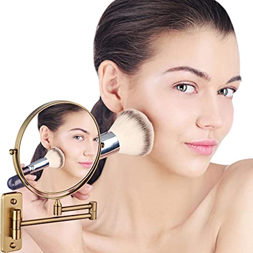 Miroir de rasage pivotant double face 3X pour un maquillage précis - 5