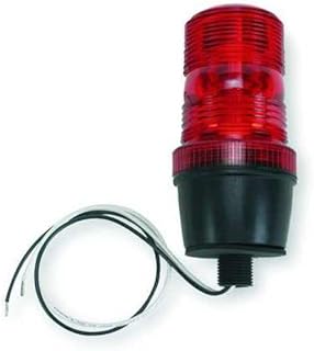 Warning Light, Strobe Tube, Red, 120VAC