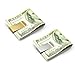 Cretty-Meet 2 PCS Stainless Steel Slim Money Clips Sturdy Cash Receipt Note Clip Credit Card Wallet Bill Holders for Men and Women - Silver and Gold
