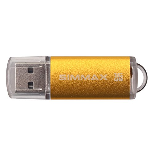 Simmax 5 Pack 16Gb Usb 2.0 Flash Drive Memory Stick Thumb Drive Pen Drive With Led Indicator (Green Purple Red Gold Blue) #TOP4