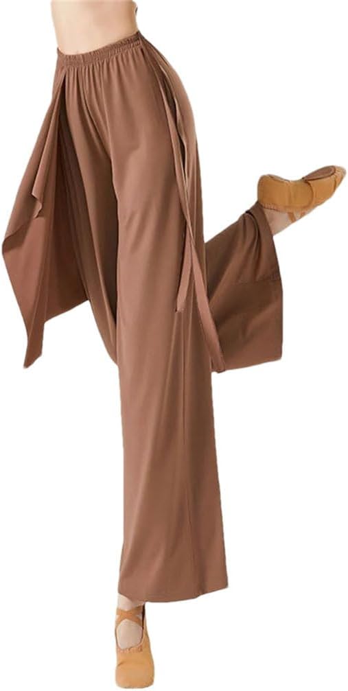 Women's Latin Dance Pants Ballroom Modern Practice Trousers for National Standard Dancing