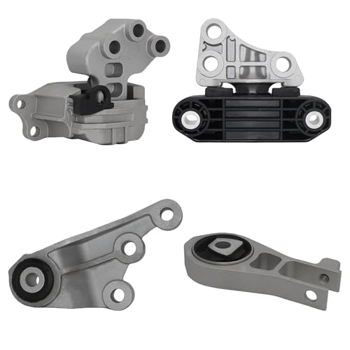 Mtrcse 4PCS Engine & Transmission Mount Kit Compatible with Jeep