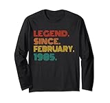 Photo Gallery legend since february 1985 birthday 1985 men women vintage maglia a manica Photo Gallery legend since february 1985 birthday 1985 men women vintage maglia a manica