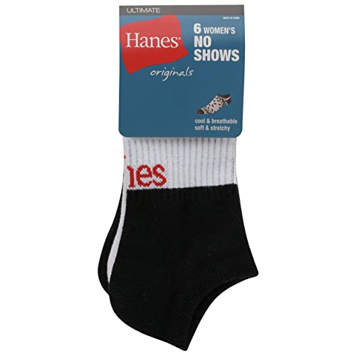 Hanes Women's Hanes Originals Ultimate Women's Socks, Crew, Ankle and No Show Socks, 6-pack3