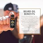Live Bearded Beard Oil, 1 fl oz - Premium All-Natural Jojoba - Made in the USA - Hair and Skin Care for Men with Dry, Flaky Patches | Tombstone Scent - Sweet Tobacco, Cedar - Image 3