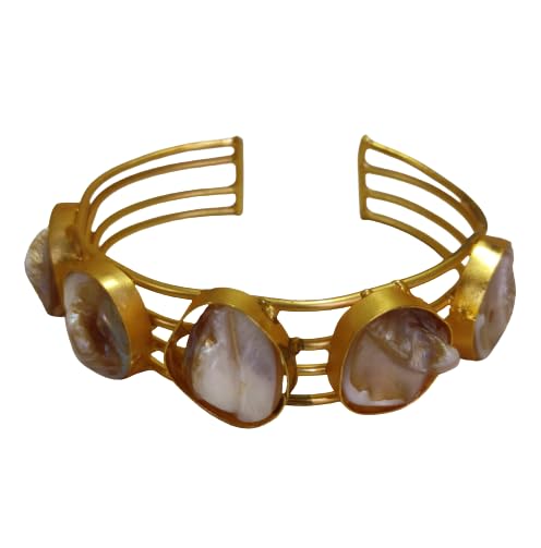 See full amazon price history chart for Mother of Pearl and Brass Bangle | Free size Mother of Pearl and Brass Bangle | Free size (B0CMTDY7S1) Amazon Price History, Amazon Price Tracker