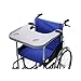 barenx Durable Wheelchair Tray Table with 2 Cup Holders for Disable Eating Reading Writing Crafts Or Playing Computers & Chess