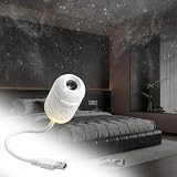 xinrongda 2-in-1 Sternenhimmel Projektor, 360° Adjustable Galaxy Projector Night Light, LED Projektor Sternenhimmel mit 12 Schiebbare Projektionsfolien, für Auto, Schlafzimmer, Erwachsene und Kinder