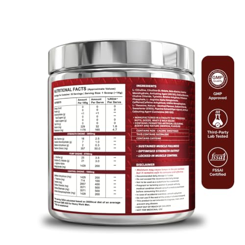 Dynamite Original Pre-Workout for Men (30 Servings, 420g) — Pre-Workout Supplements - image 7