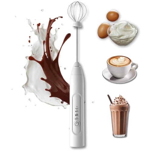 Mini Misturador Mixer Portatil Batedor bebidas Fuê Ovos Portátil Elétrico Recarregável 2 em 1 Portát