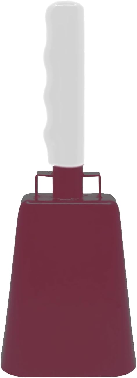 Gametime Sidekicks Mississippi State Bulldogs Steel Maroon Cowbell w/White Rubber Handle