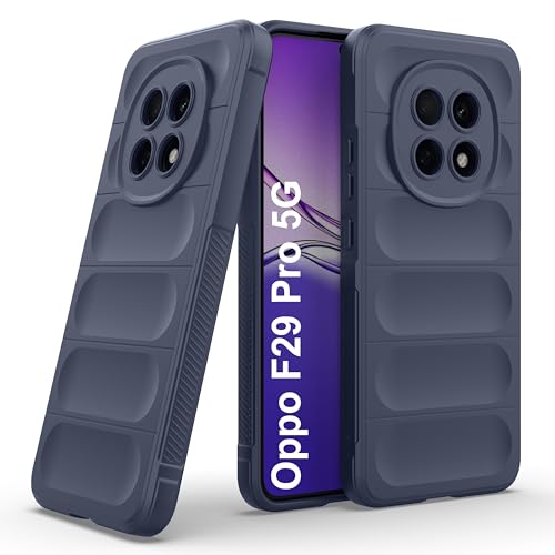 Image of Zapcase Back Case Cover for Oppo F29 Pro 5G | Compatible for Oppo F29 Pro 5G Back Cover | Liquid Silicon Magic Case with Camera Protection | Sapphire