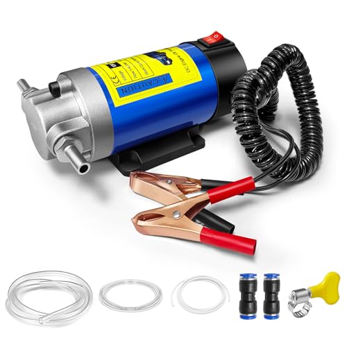 Image of 12V Electric Car Diesel Engine Oil Change Transfer Extractor Suction Syphon Pump 100W Oil Extractor Pump Petrol Diesel Fuel Oil Extractor Transfer + Hose