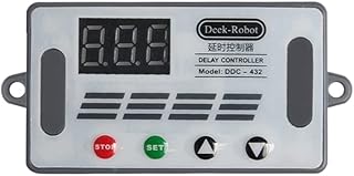 Acxico 1 pcs DC 5V 12V 24V Digital LED Cycle Timer Delay Switch Turn ON/Off Time Relay Module