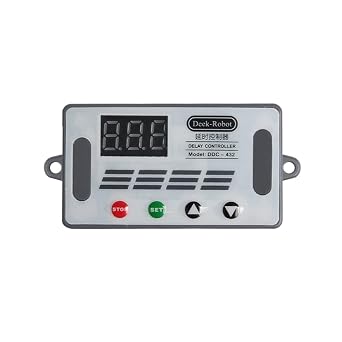 Acxico 1 pcs DC 5V 12V 24V Digital LED Cycle Timer Delay Switch Turn ON/Off Time Relay Module