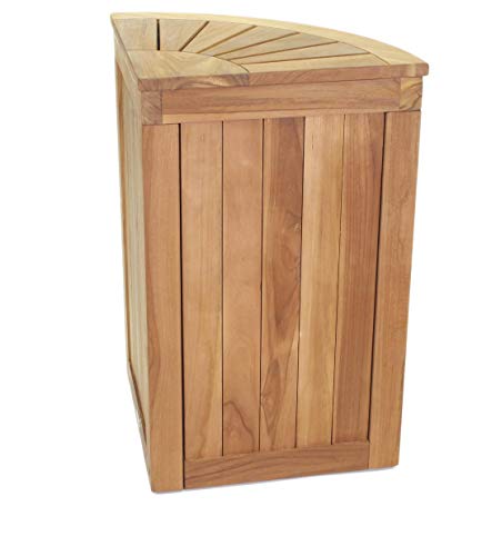 AquaTeak-Kai-Corner-Teak-Laundry-Storage-Hamper AquaTeak Kai Corner Teak Laundry Storage Hamper