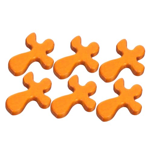 TOPBATHY 6pezzi Croci Di Legno Fatte Mano Piccole Croci Per Preghiera Croce Battesimale in Legno Portatile Croce Tascabile Per Collezione Ornamenti Decorativi Per Cerimonie Religiose