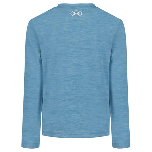 Image of Under Armour Boys' Long Sleeve Logo Graphic T-Shirt, Lightweight & Breathable, Relaxed Fit
