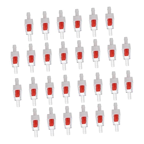 BESPORTBLE 40個 エアポンプチェックバルブ 水族館 ウォーターポンプ 空気継手 フィーダ 水槽フィルター エアポンプスト バルブ エアポンプアクセサリー 水槽用逆止弁 プラスチック 白い