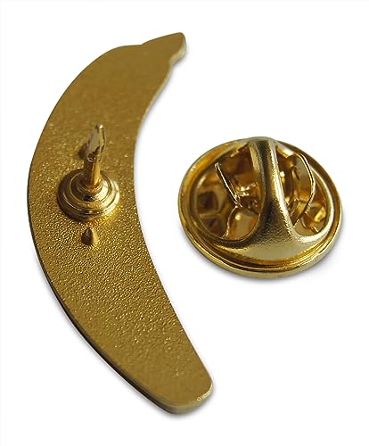 Novel Merk Tropical Fruits – Banana & Other Lapel Pin, Hat Pin & Tie Tack Set - with Clutch Back3