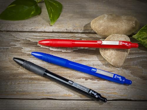 image for Zebra Pen Z-Grip Recycled Retractable Ballpoint Pens, 1.0mm, Black Ink