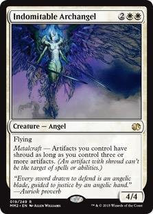 Amazon.com: Magic The Gathering - Arcángel Indomable (019/249 ...