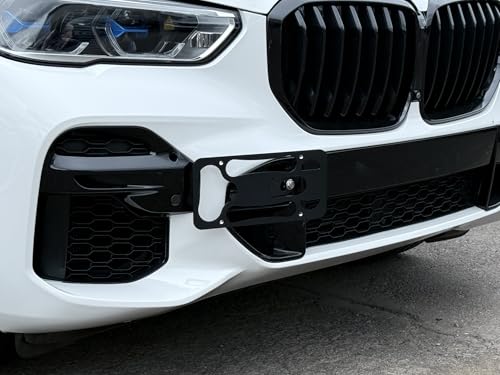 Image of CravenSpeed Platypus License Plate Mount Compatible with BMW X5 M-Sport / M50i 2019-2023 [G05] | No Drilling | Installs in Seconds | Made of Stainless Steel & Aluminum | Made in USA