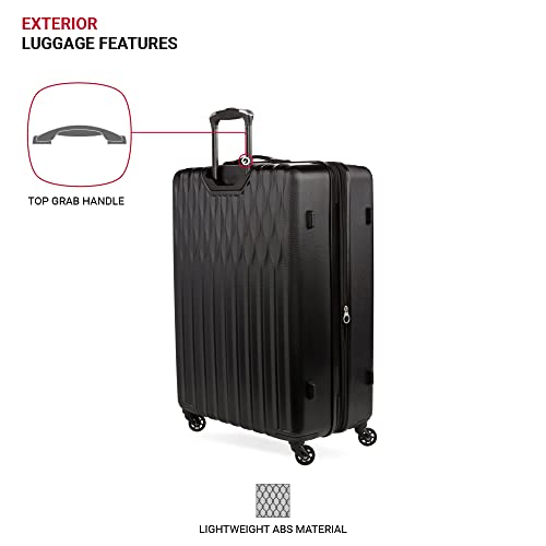SwissGear 8018 Expandable Luggage, Hard Shell Large Luggage with Spinner Wheels - image 3