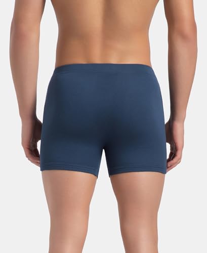 Image of Jockey 8008 Men Super Combed Cotton Rib Solid Boxer Brief with Ultrasoft and Durable Waistband (Pack of 2)