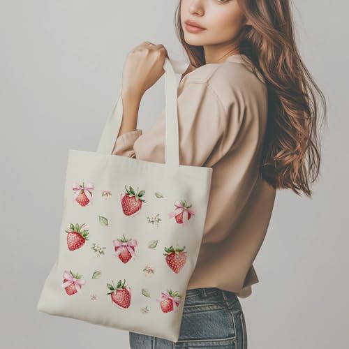 Bolso Tote Estético para Mujer Mediano con Bolsillo Interior miniatura 3