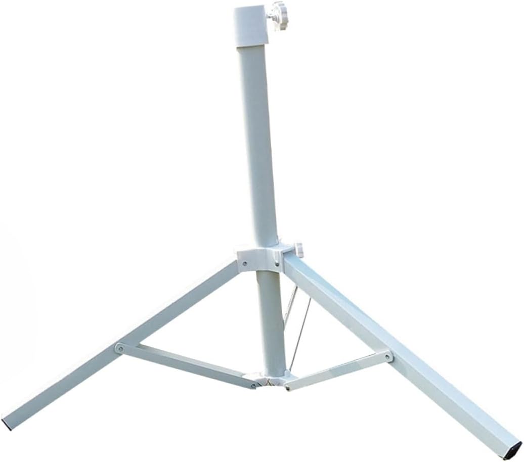 Outdoor Patio Umbrella Base Holder Tripod Stand Iron Sunshade Umbrella Fixing Stand Stable Support for Garden and Beach Use