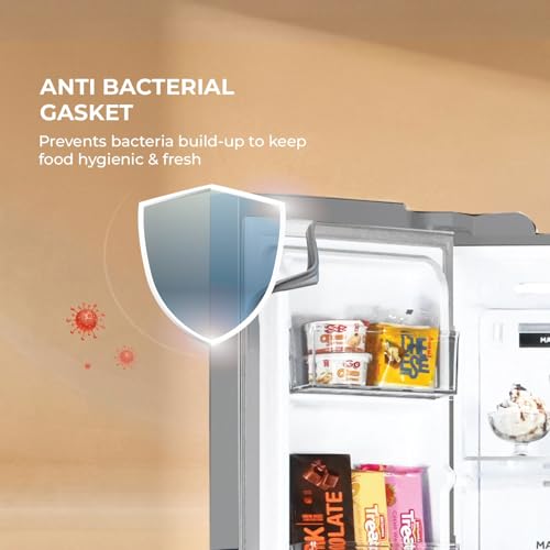 Image of Haier 598 L 3 Star Frost Free Expert Inverter Smart Sense AI enabled 3-Door Side by Side Refrigerator (HRT-683ISU1, Inox Steel, Magic Convertible Zone, Deo Fresh Technology, 2026 Model)