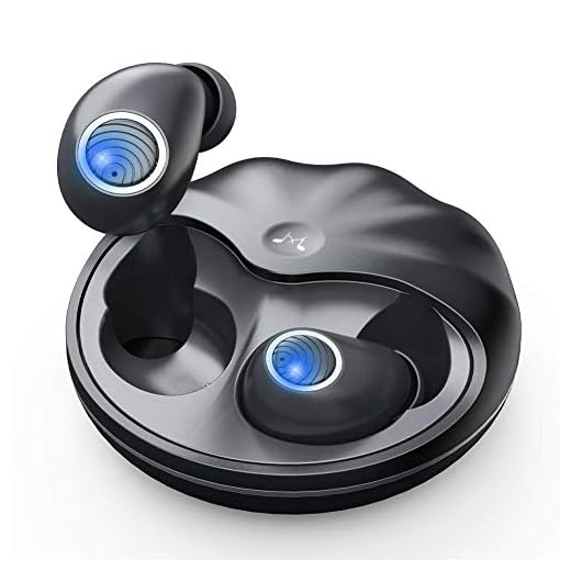 SoundMAGIC TWS50 True Wireless Earbuds Bluetooth 5.0 Earphones in-Ear Hi-Fi Stereo Headphones IPX7 Waterproof Touch Control Headset with Portable Charging Case