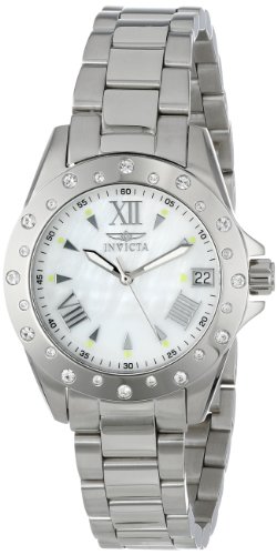 Invicta Women 's 12854?Angel�A�i���ODisplay Swiss�N�I�[�cSilver Watch
