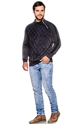 Blusa Tricô 100% Algodão Hungria 7160 COR:Preto;Tamanho:GG;Gênero:Masculino